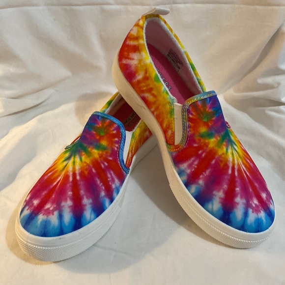 Skechers Shoes - Skechers Poppy Hippy Hype Tie Dye Slip Ons Sz 7.5 EUC